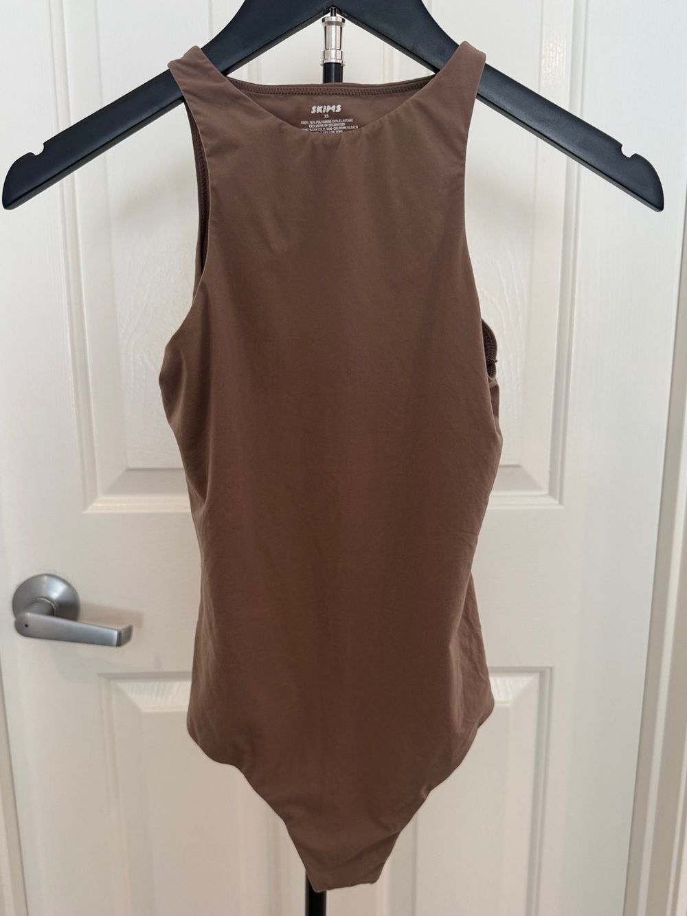 SKIMS | Fits Everybody High Neck Bodysuit | Umber | XS